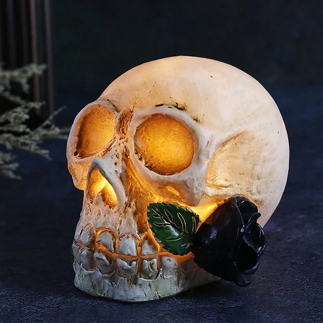Halloween Resin Skull LED Night Light Decorative Light - Image 4