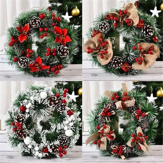 Handmade Christmas Decorative Wreaths - Bilde 5