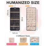 Hanging Jewelry Organizer Storage Roll - Image 7