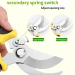 Heavy Duty Pruning Shears with Rust Proof Stainless Steel Blades Handheld Gardening Tools - Image 7