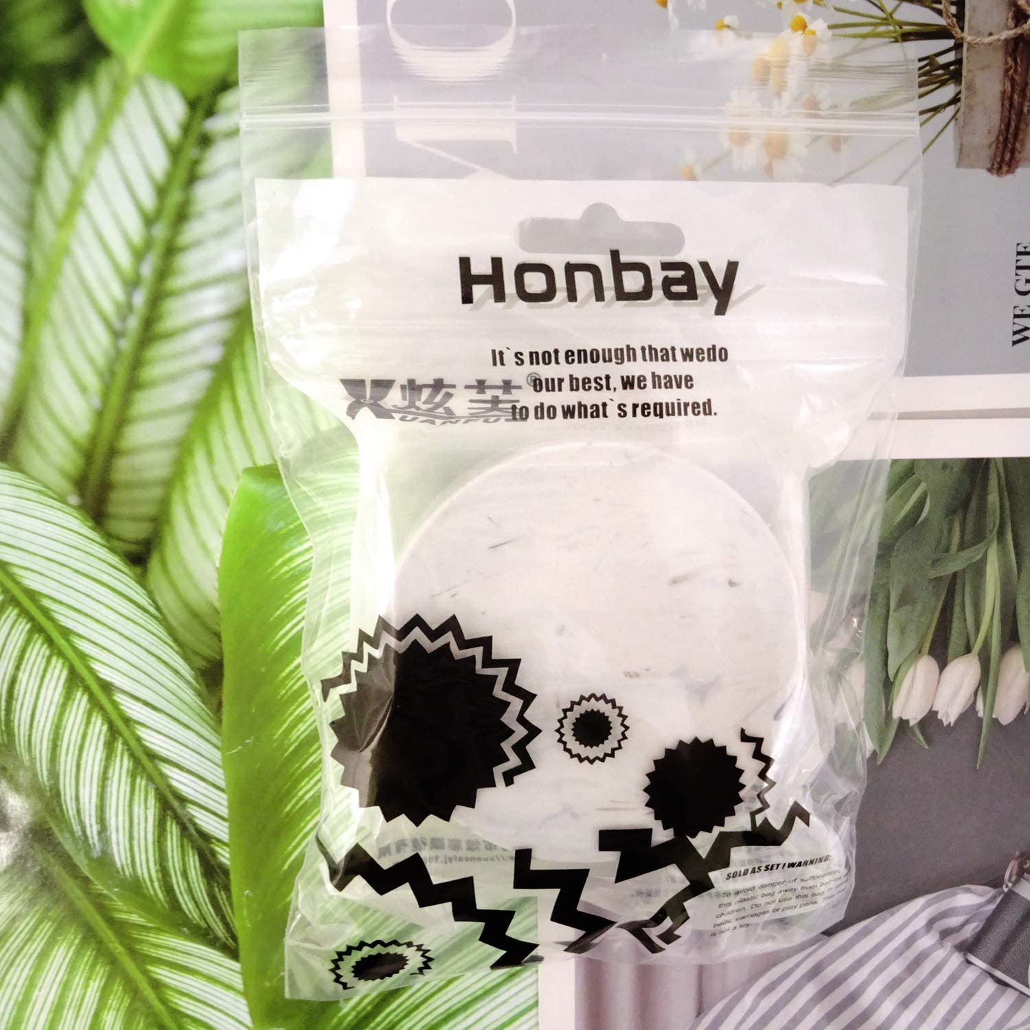 Honbay Fashion Marble Contact Lens Case with Mirror - Image 20