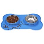 Hubulk 2 Stainless Steel Dog Bowl with No Spill Non-Skid Silicone Mat - Image 6