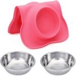 Hubulk 2 Stainless Steel Dog Bowl with No Spill Non-Skid Silicone Mat - Image 4