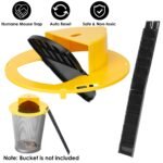 Humane Bucket Lid Mouse Trap with Ladder Auto Reset - Image 3