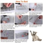 Humane Live Animal Rodent Cage Collapsible Galvanized Wire - Bilde 9