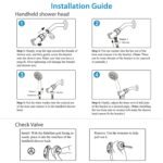 iMountek Handheld Stainless Shower Hand - Bilde 8