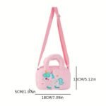 Kawaii Unicorn Pattern Plush Bag - Image 6