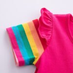 Kids Little Girls' Knee-length Short Sleeve Dress - Bilde 6