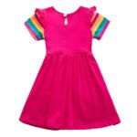 Kids Little Girls' Knee-length Short Sleeve Dress - Bilde 4