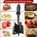 Kitchen Meat Chopper Ground Beef Masher Utensil Heat Resistant Non-Stick - Image 5