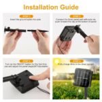 LED Solar String Bee Lights 30 Honeybees - Bilde 11