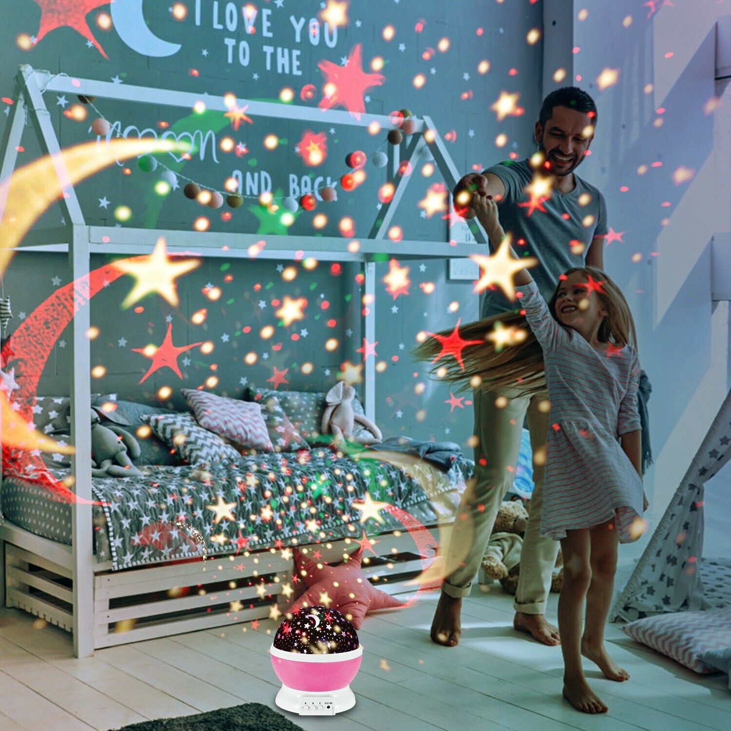 LED Star Sky Projector Night Light