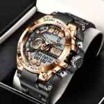 LIGE Men Digital Military Waterproof Watch - Image 3