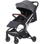 Lightweight Self Folding Baby Stroller, Ultra-Compact with One Hand Gravity Fold