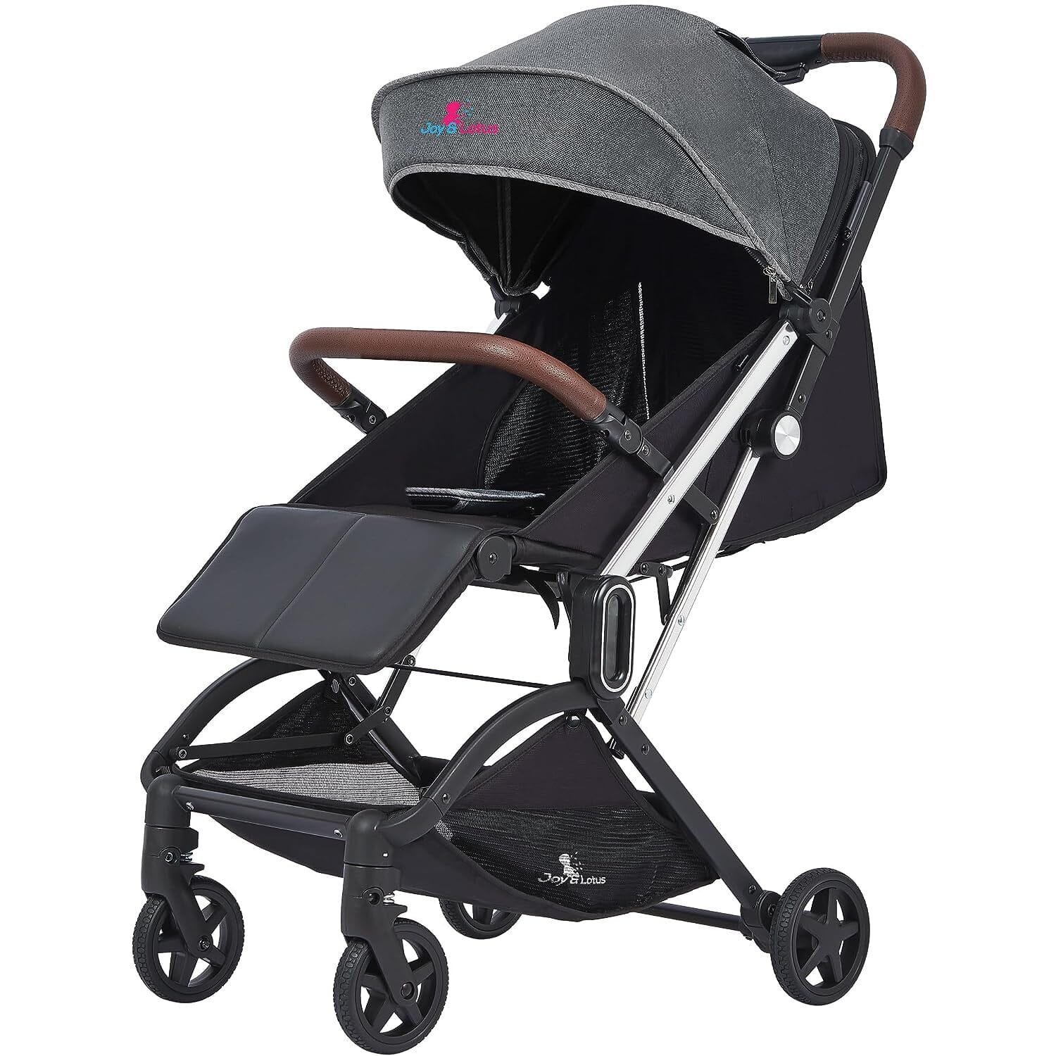 Lightweight Self Folding Baby Stroller, Ultra-Compact with One Hand Gravity Fold