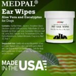 MedPal Cleaning Wipes for Dogs and Cats Prevent Ear Infections - Bilde 3