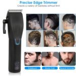 Men Electric Barber Clipper Hair Cutting Combo Set T Outliner Shaver Trimmers - Bilde 11