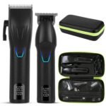 Men Electric Barber Clipper Hair Cutting Combo Set T Outliner Shaver Trimmers - Bilde 3