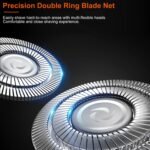 Men Electric Shaver Replacement Blade 5 Heads Beard Cutter Replacement - Image 9