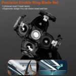 Men Electric Shaver Replacement Blade 5 Heads Beard Cutter Replacement - Image 7