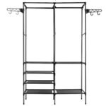 Metal Garment Rack Shoe Clothing Organizer Shelves - Image 6