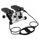 Mini Fitness Stepper with 2 Resistance Bands LCD Monitor