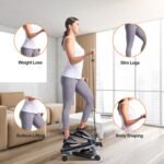 Mini Fitness Stepper with 2 Resistance Bands LCD Monitor - Bilde 10