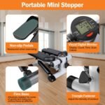 Mini Fitness Stepper with 2 Resistance Bands LCD Monitor - Bilde 7