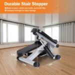 Mini Fitness Stepper with 2 Resistance Bands LCD Monitor - Bilde 9