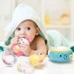 Mobile Star Projection Nursery Light Baby Rattle Toy with Music Box Remote Control - Image 14