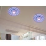 Modern Crystal LED Saving Bright Ceiling Blue Light Lamp Fixture Chandelier - Bilde 7