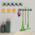 Mop Holder Wall Mount Organizer - Bilde 8