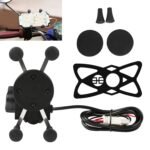 Motorcycle Handlebar Mount Holder with USB Charger - Bilde 10