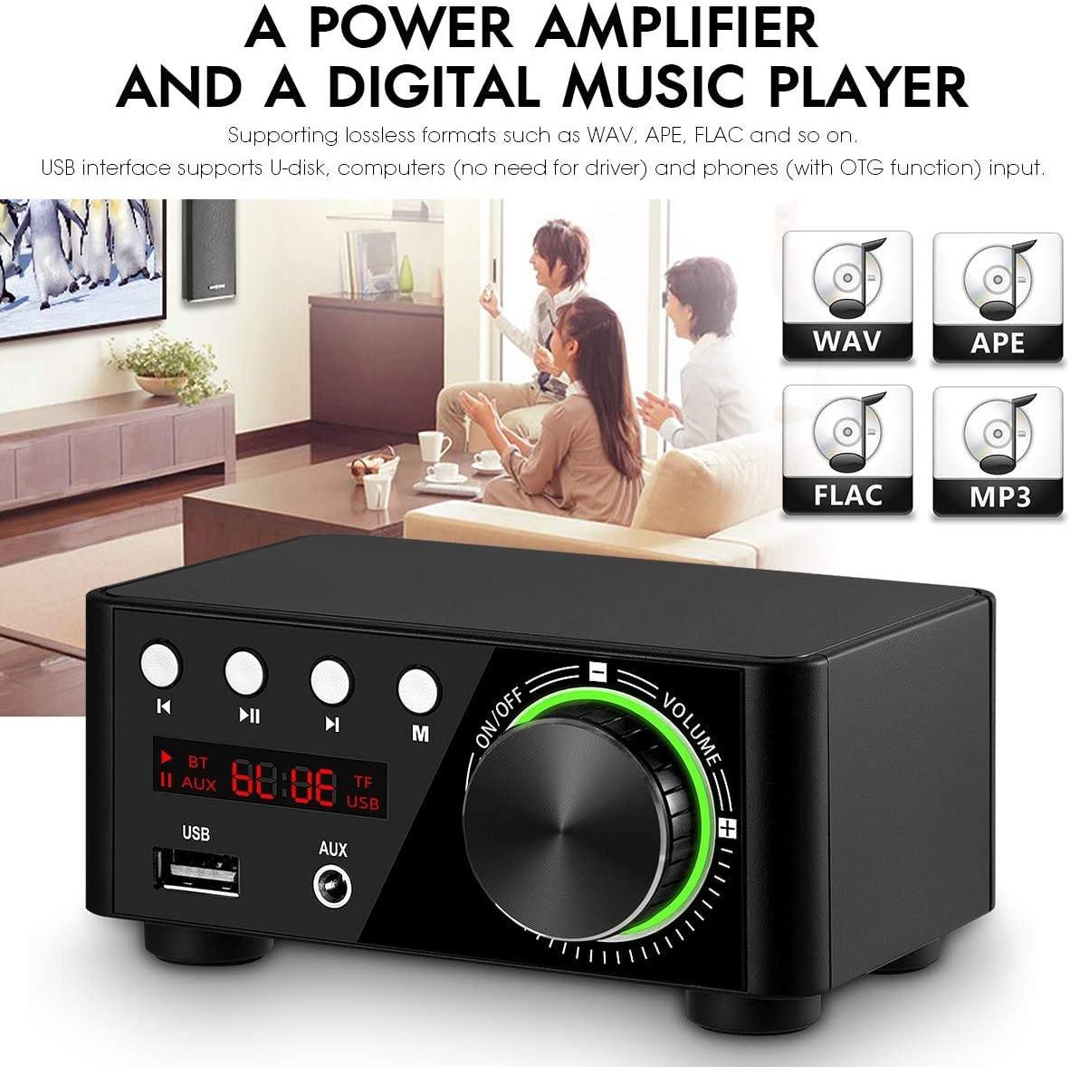 Nobsound 100W Mini Bluetooth 5.0 Power Amplifier - Image 4