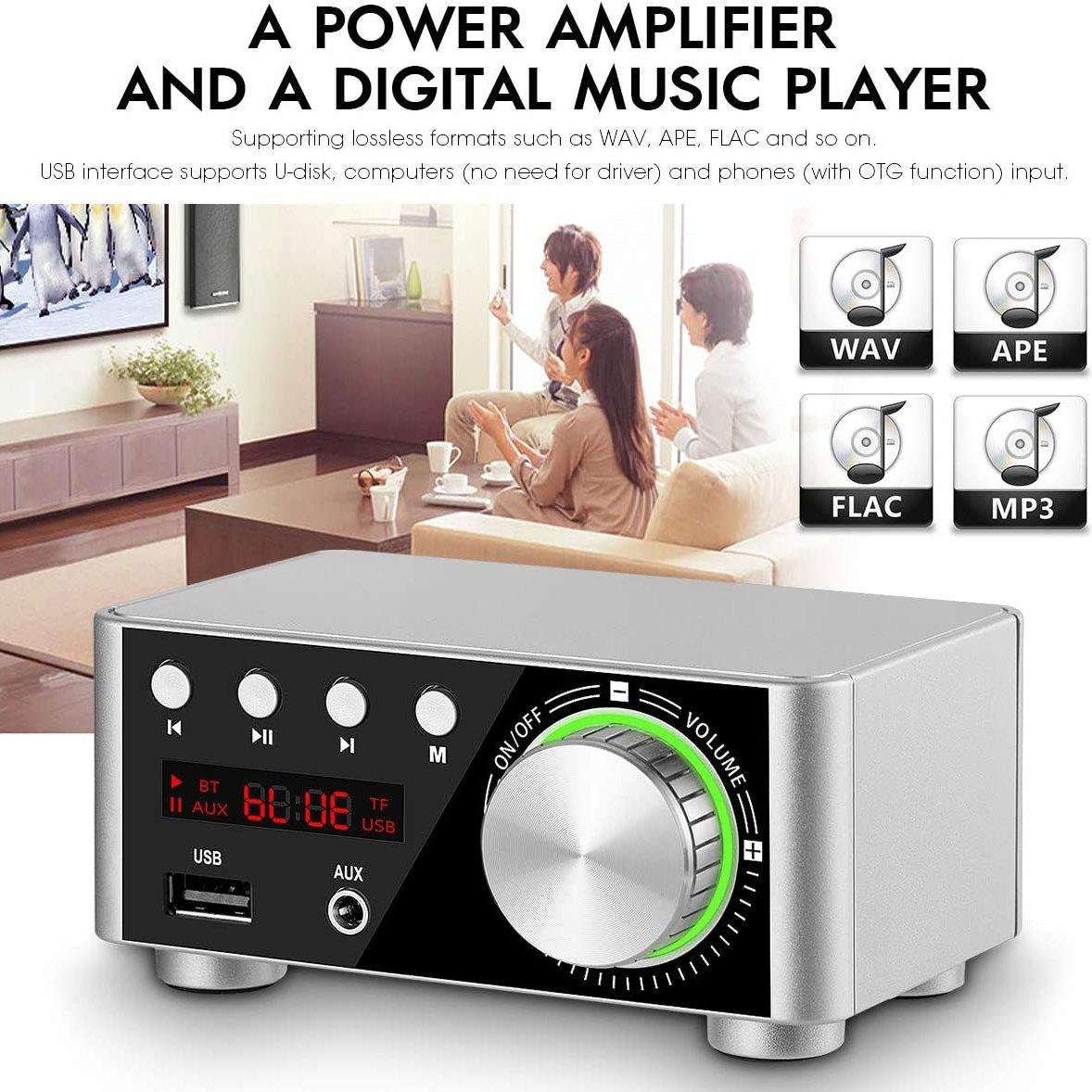 Nobsound 100W Mini Bluetooth 5.0 Power Amplifier - Image 12