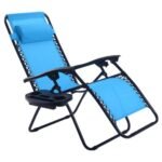 Outdoor Folding Zero Gravity Reclining Lounge Chair - Image 5