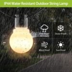 Plug-in Globe String Light Warm White Fairy Light Bulbs - Image 12