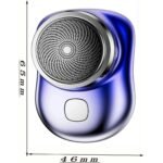 Pocket Size Portable Shaver Wet and Dry Mens Razor USB Rechargeable Shaver - Image 7