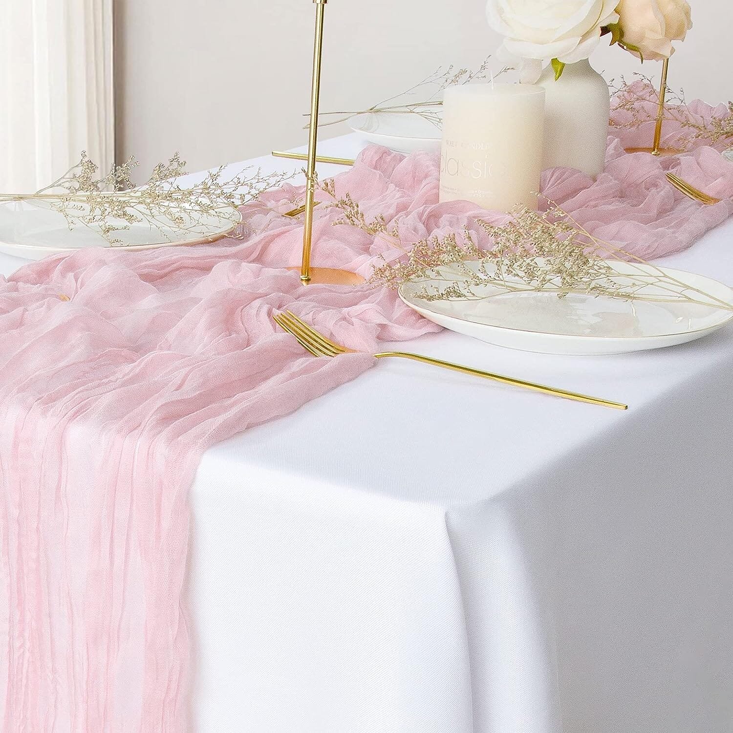 Polyester Crinkle Table Runner - Bilde 6