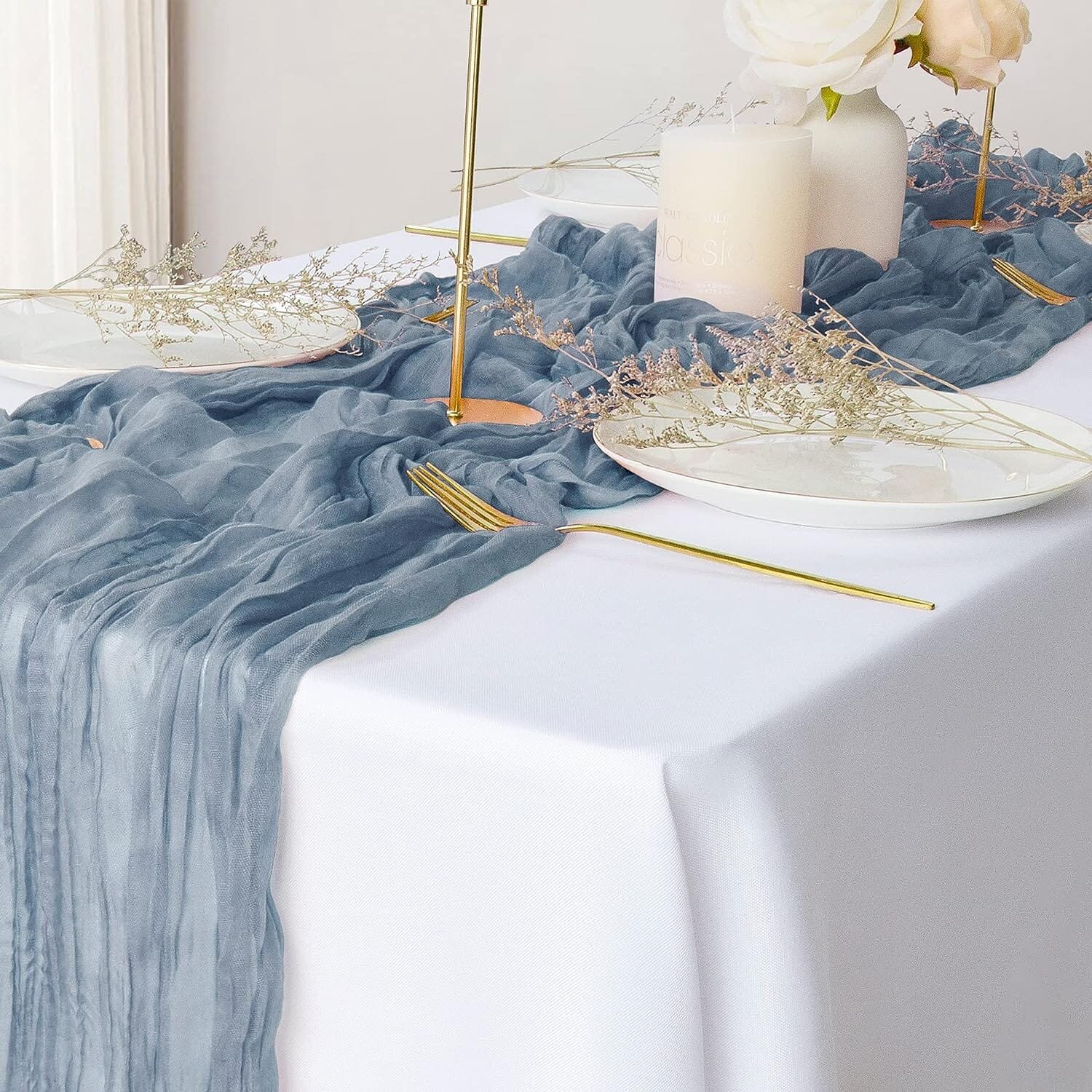 Polyester Crinkle Table Runner - Bilde 7