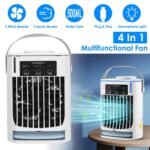 Portable Air Conditioner Fan Evaporative Humidifier 3 Speed Spray - Bilde 3