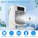 Portable Air Conditioner Fan Evaporative Humidifier 3 Speed Spray - Bilde 8