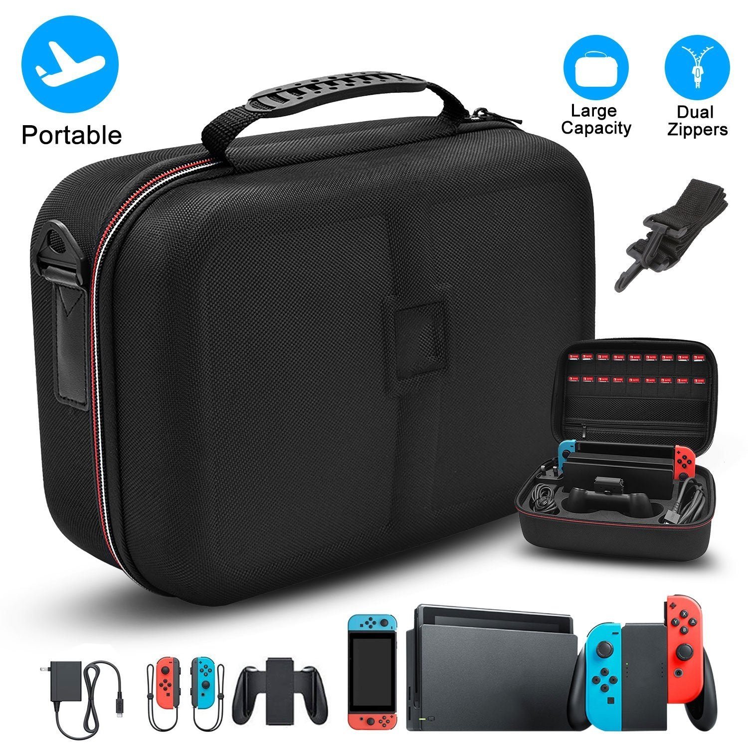 Portable Deluxe Carrying Case for Nintendo Switch - Image 5