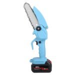 Portable Handheld Cordless Small Chain Saw Battery Powered with 2Pcs 2200mAh Rechargeable Batteries 4in/6in Chains for Pruning Trees Wood Cutting - Bilde 3