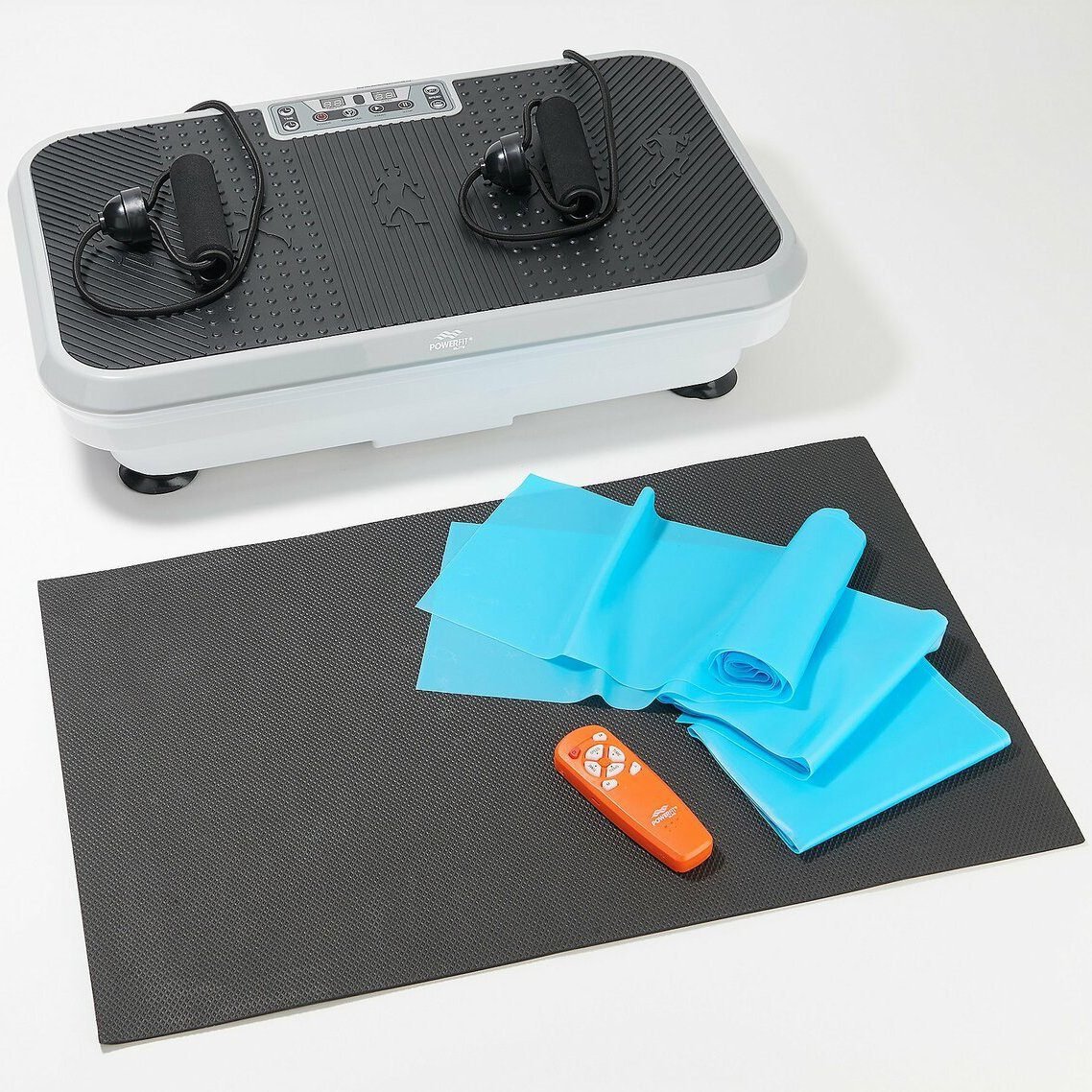 PowerFit Elite Vibration Platform with Exercise Bands and Mat (Refurbished)