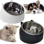 Premium Stainless Steel Cat & Dog Bowls - Non Slip Base for Food & Water - Image 2