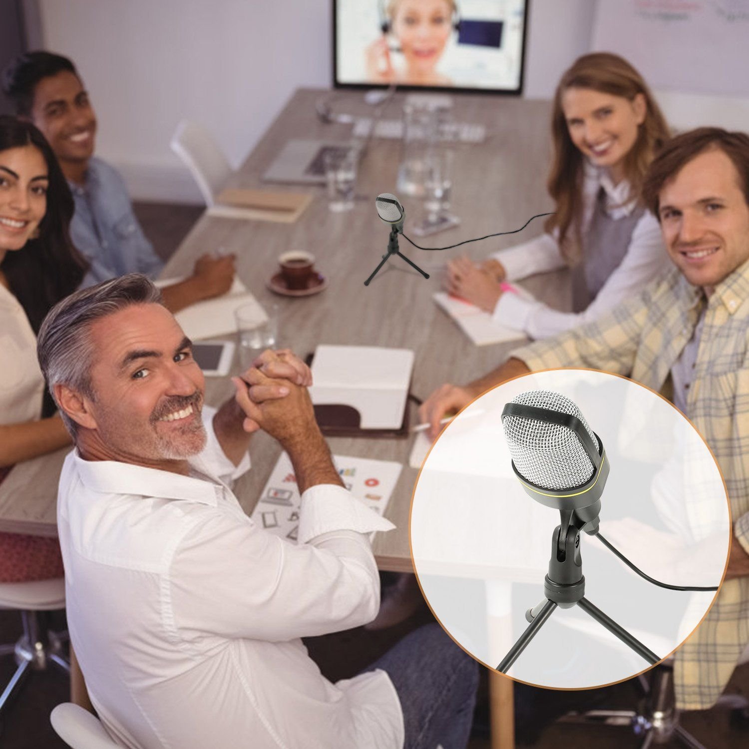 Pro Condenser Microphone with Tripod - Image 21