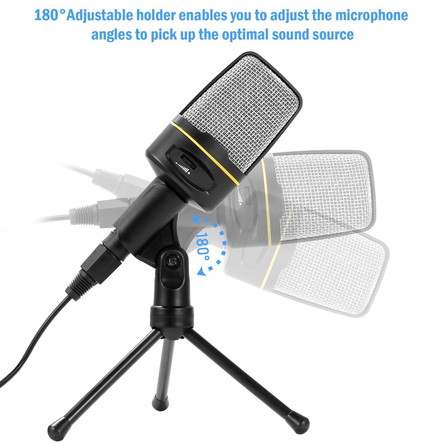 Pro Condenser Microphone with Tripod - Image 8