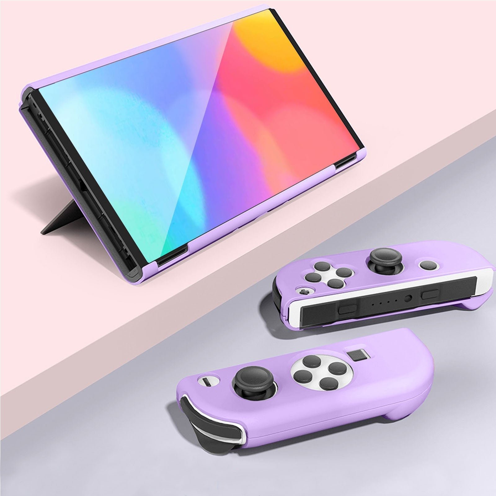 Protective Shell Cover Hard Dockable Case Fit for Nintendo Switch OLED - Image 21