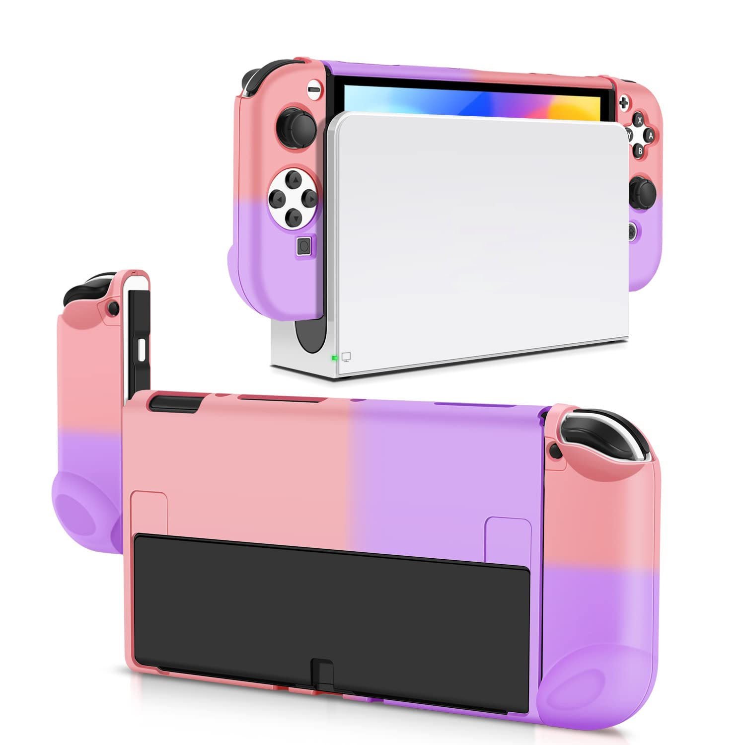Protective Shell Cover Hard Dockable Case Fit for Nintendo Switch OLED - Image 5